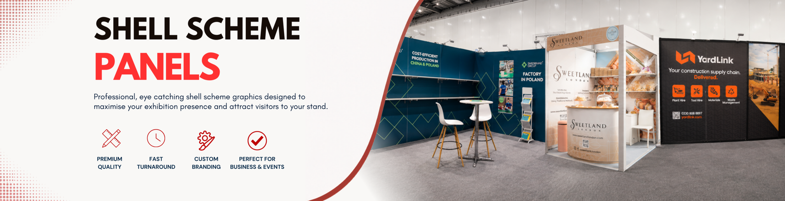 Shell Scheme Graphics & Panels for Exhibitions