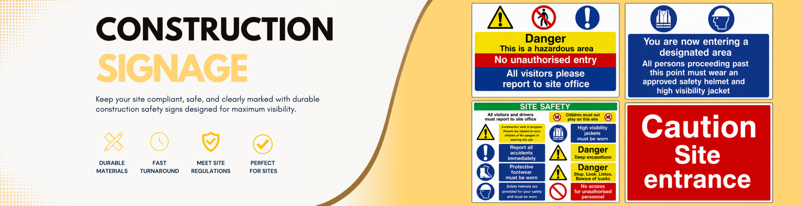 Construction Signage