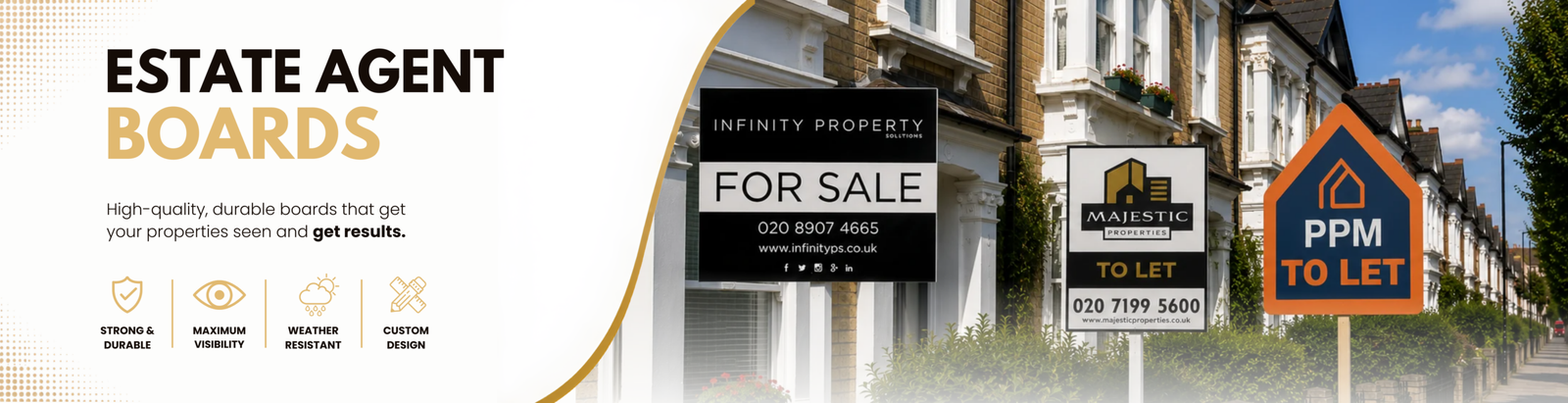 Estate Agent Boards