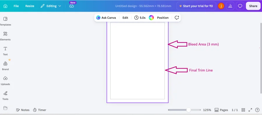 Canva step 3